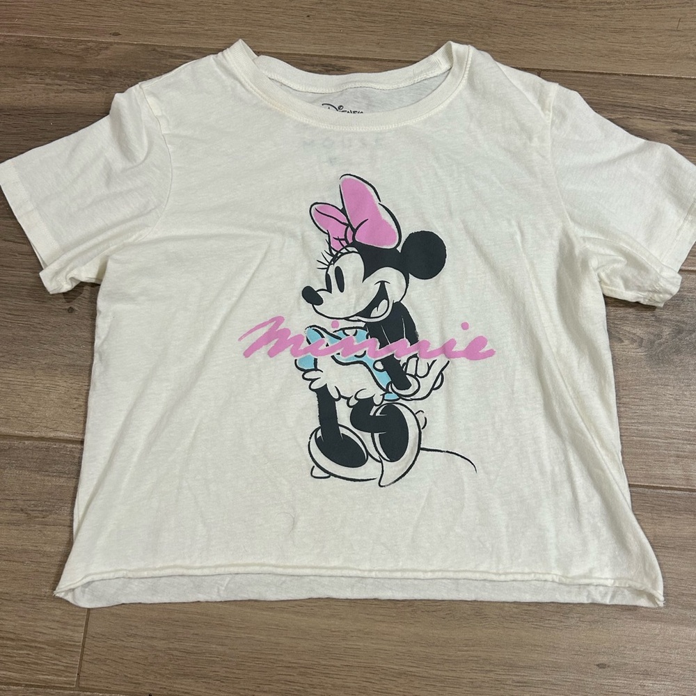 Disney Minnie Mouse Juniors top in XL cropped